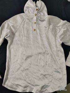 Korean Bow Top - Pure White - S/M