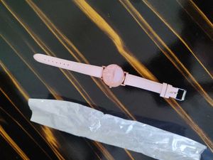Chic Pink Floral Dial Watch