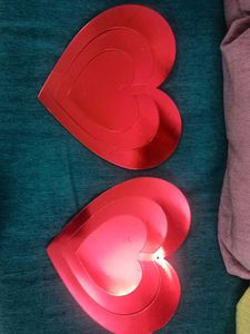 Red Heart Shaped Decorative Piece 3d