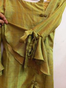 shining Georgette garara and designer kurti