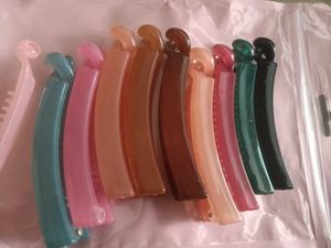 EVOGIRL brand set of 10 Colorful Banana Hair Clips