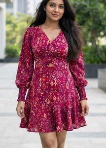 Boho Print Midi Dress