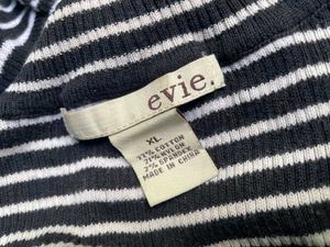 Striped Turtleneck Top