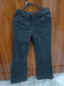 Stylish Charcoal Grey Denim Jeans