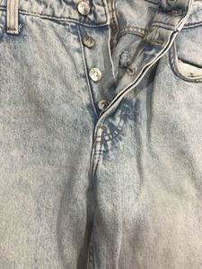 Denim blue Ribbed jeans