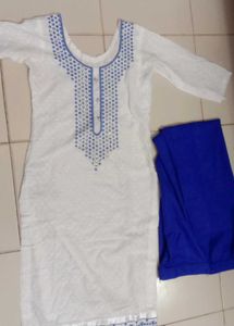 Elegant White Kurta Set