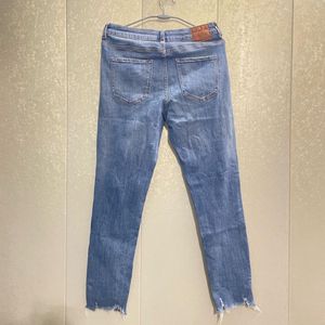 Dark Wash Distressed Jeans