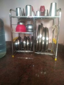 Utensils stand. bought it 4 months back, good quality steel