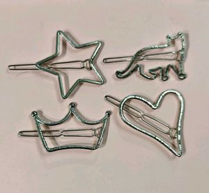 Star, Cat, Crown & Heart Hair Clips 💗