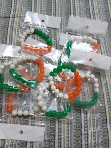 8 Piece Flag Colour Beaded Bracelet