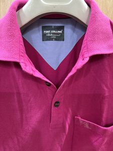 Fort Collin Men's Pink Polo T-Shirt