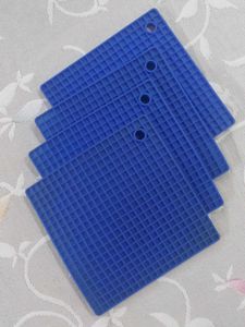 Blue Silica Gel Anti Hot Heat Resistant Pot holder