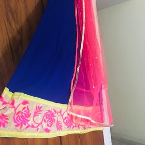 COMBO Unstitched party wear georgette lehenga