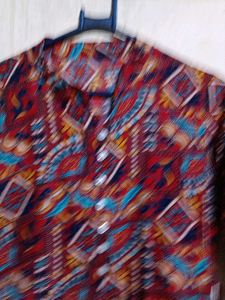 Bohemian Print Cotton Kurta