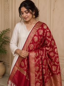 Beautiful Banarasi Silk Dupatta