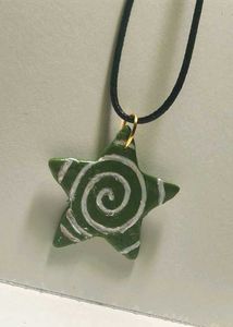 Gothic Jewellery Spiral Star Pendant