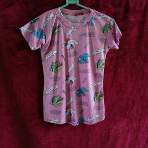 Cute Pinteresty Aesthetic Dinosaur Pink Top