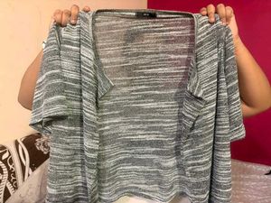 Lightweight Marled Knit Cardigan
