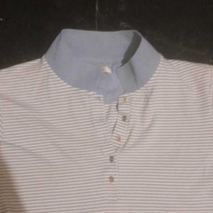 Premium Striped Polo T-Shirt