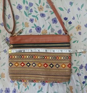 Boho Tribal Print Crossbody Bag