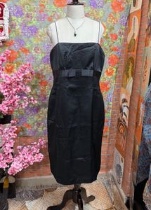 Elegant Black Strapless Dress
