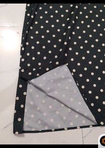 Chic Polka Dot Maxi Skirt