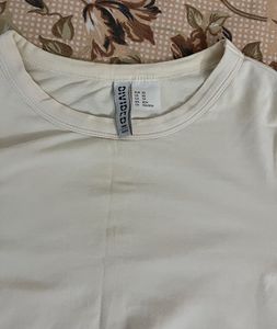Cream Long Sleeve Top