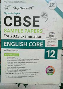 CBSE 2024-25 English Core Sample Papers