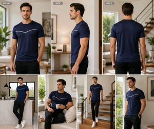 Men's Navy Blue T-Shirt