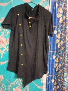 Men's Black Kurta