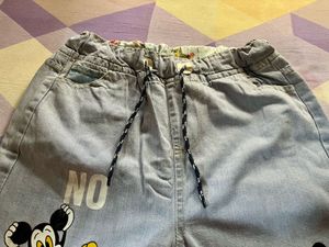Brand New Mickey Mouse Denim Jeans
