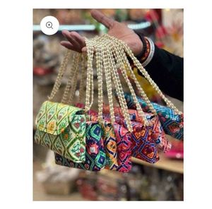 Vibrant Ethnic Clutch Purses