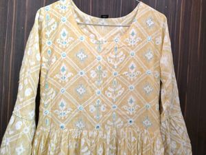 A line beautiful long  kurti