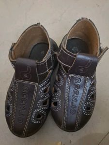 Stylish Brown Leather Sandals for Boys