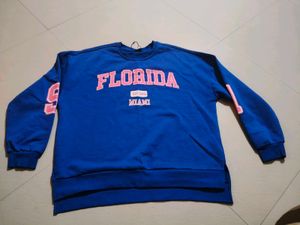 Blue "Florida Miami" Sweatshirt