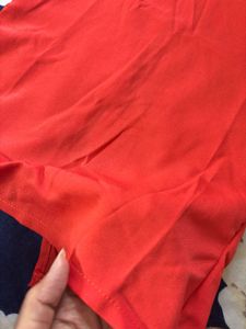 Orange Backless Top