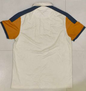 Men's Color Block Polo T-Shirt