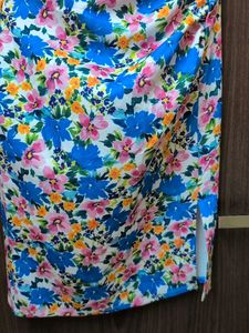 Bohemian Floral Print Mini Skirt