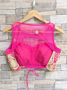 Stunning Pink Embroidered Blouse fix price