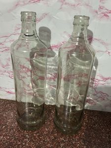 Vintage Glass Bottles Set