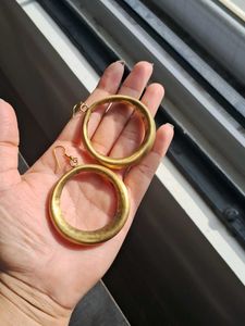 Chunky Gold Hoop Earrings