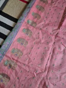 Pastel green Saree
