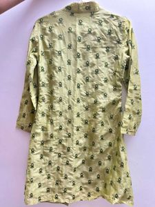 Green Printed Kurta with Palazzo Set