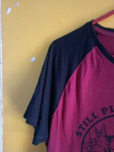 vintage graphic print ranglan tee💎