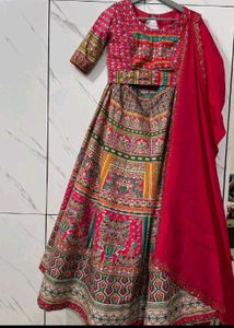 semi bridal multi colour lehenga panchii brand