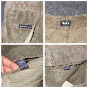 ​D&amp;G (Dolce &amp; Gabbana) Vintage Corduroy Cargo Pant