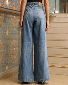 Shein Extra Long High Rise MidWash Loose Fit Jeans
