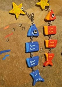 Charming Fish & Star Dangle Anklet