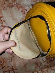 Yellow Backpack by ASTIR COLLEEN