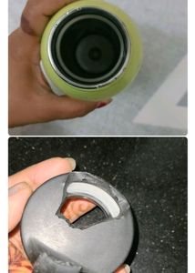 Insulated water bottle without lid